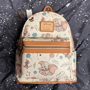 Loungefly x Disney - Dumbo Backpack ~ Cream and Allover Print